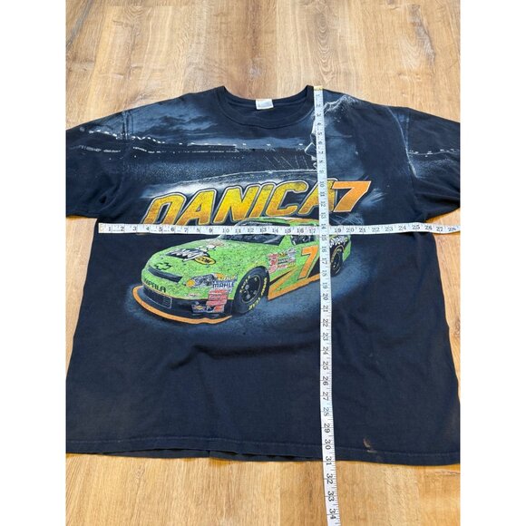 2012 Danica Patrick Chase Authentics 3XL Black NASCAR AOP T Shirt - Picture 4 of 11
